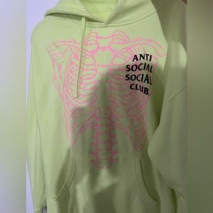 Anti Social Social Club skeleton hoodie